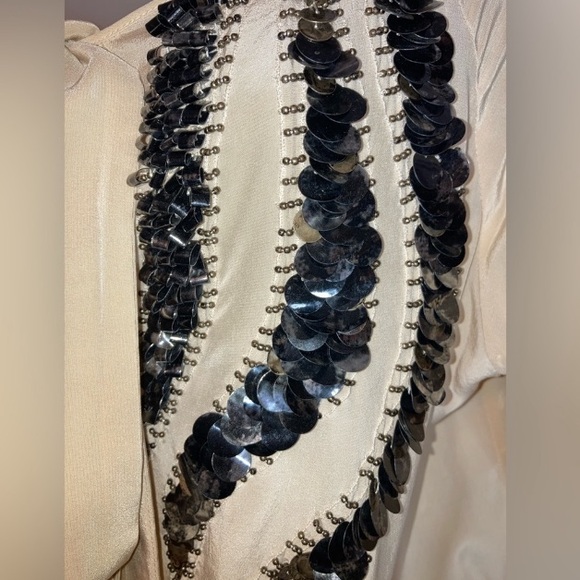 Anthropologie Yoana Baraschi 100% Silk Blouse M - Picture 7 of 16